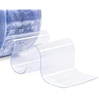 Cortina de lamas de PVC transparente- 20 cm de ancho (género al metro)